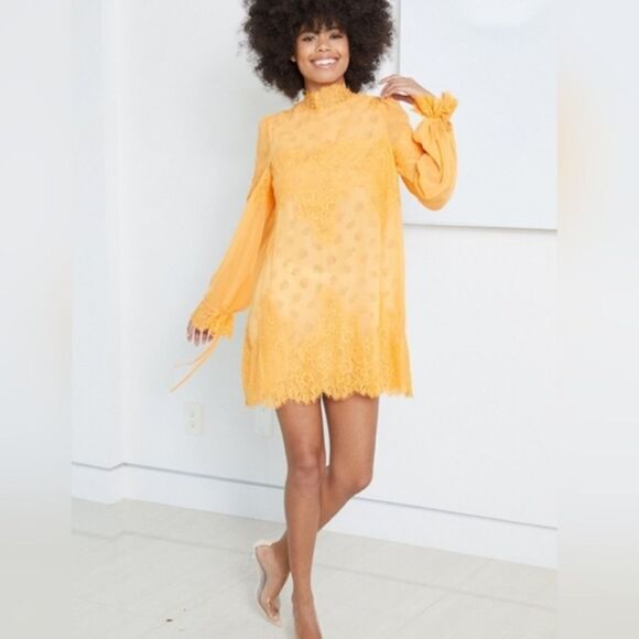 🆕WE ARE HAH REVOLVE Queen 4 A Day Dress - Mango Combo Small - Picture 7 of 8